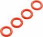 O-Ring P-5 4.5X1.5mm Red (4)
