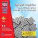 Baseplates Assorted - Gray 17pc