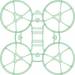 Meteor 65 Air Brushless Whoop Frame - Clear Green