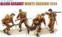 1/35 Allied Assault Soldiers Monte Cassino 1944 (4) (Re-Issue)