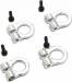 1/10 Scale Alum Silver Tow Shackle D-Rings (4)