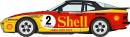 1/24 Shell Porsche 944 turbo Racing
