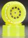 Hazard 12mm SC10/4x4 Hex Wheel Yellow (2)