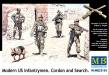 1/35 Modern US Infantry Cordon & Search (4) w/Special Dog