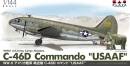 1/144 WWII US Army Cargo Airplane C-46D Commando USAAF