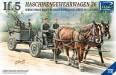 1/35 WWII German IF-5 Horse Drawn MG Wagon with Zwillingslafette