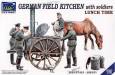 1/35 German Field Kitchen with Soliders Cook & 3 German Soldiers