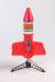 Spinner Missile X Electric Free-Flight Rocket w/Parachute Red