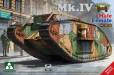 1/35 WWI Heavy Battle Tank Mk.iv 2 In 1
