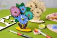 Bouquet 3D-Puzzle Coloring Model - 8 pieces